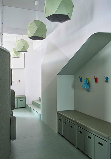 Graphenstone german school by Daniel Valle Architects. Ecological and healthy paints for children