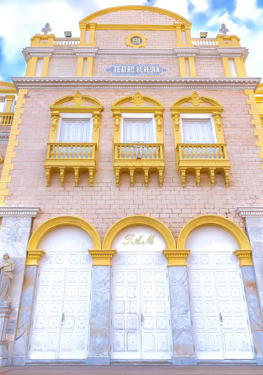 Graphenstone restoration of the Heredia Theather in Colombia